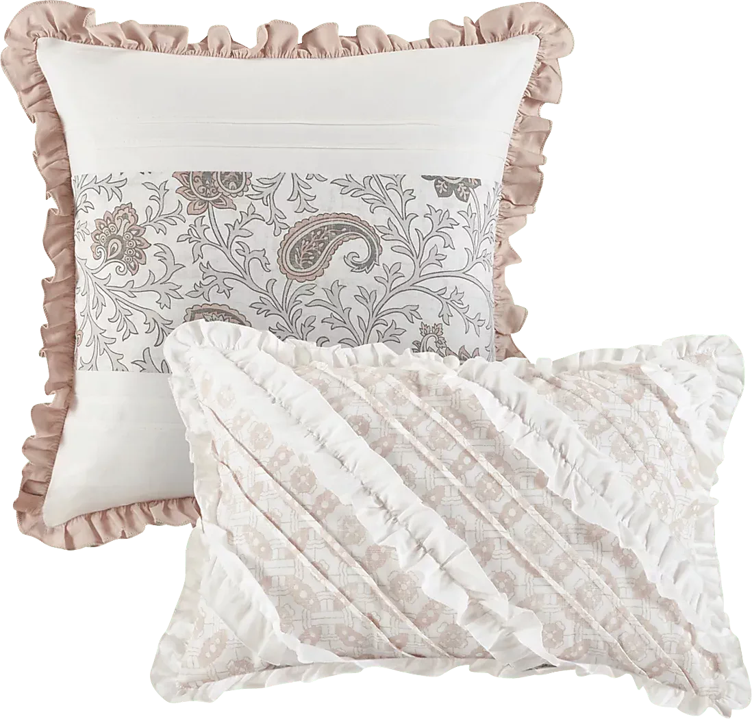 MarjoryBlush9PcCaliforniaKingComforterSet 11 MarjoryBlush9PcCaliforniaKingComforterSet