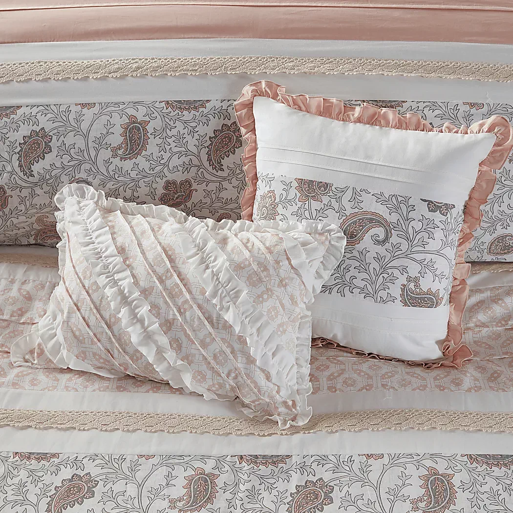 MarjoryBlush9PcCaliforniaKingComforterSet 14 MarjoryBlush9PcCaliforniaKingComforterSet
