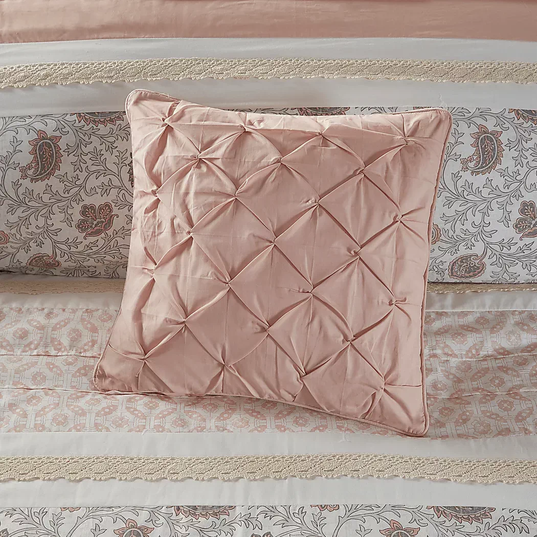 MarjoryBlush9PcCaliforniaKingComforterSet 15 MarjoryBlush9PcCaliforniaKingComforterSet