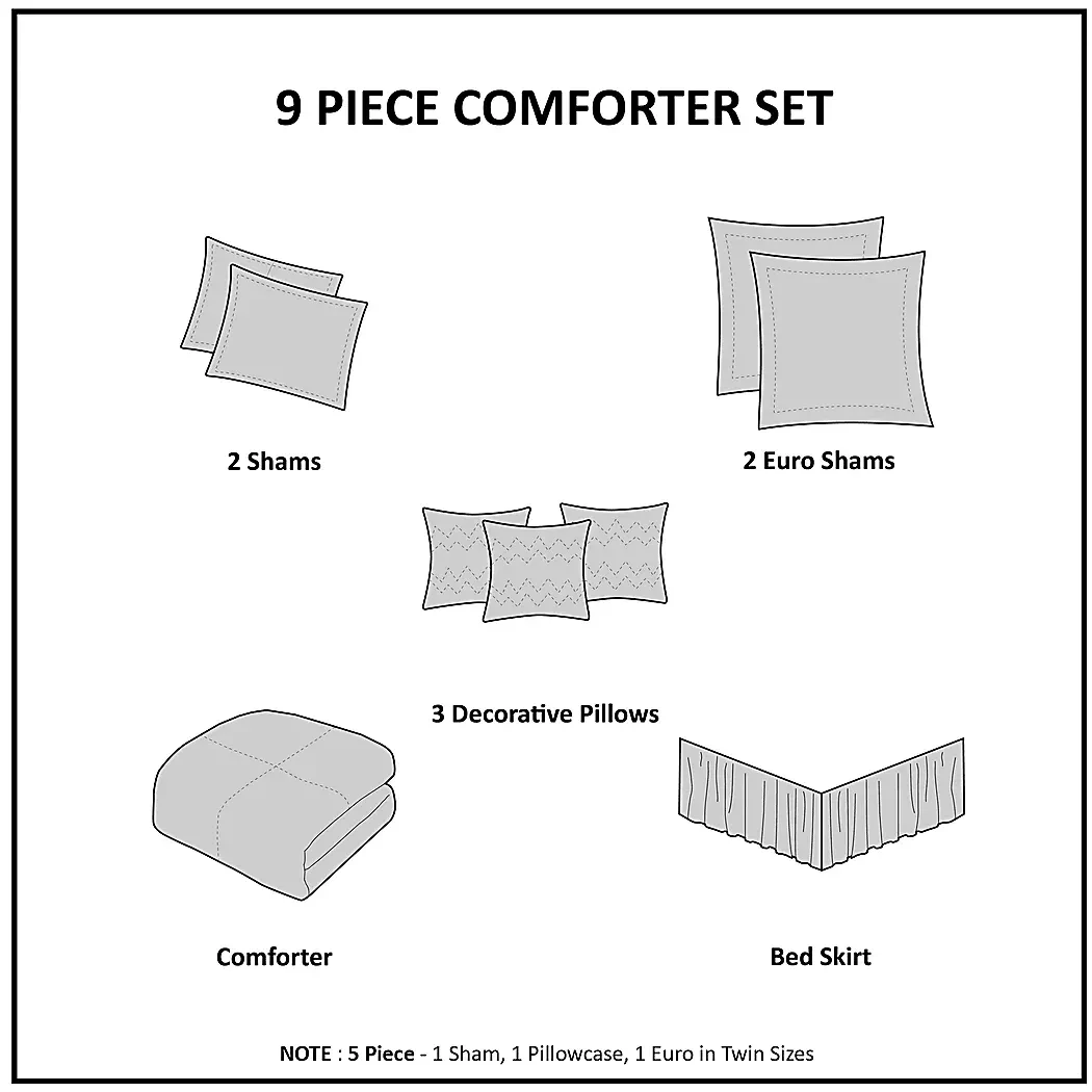 MarjoryBlush9PcCaliforniaKingComforterSet 7 MarjoryBlush9PcCaliforniaKingComforterSet