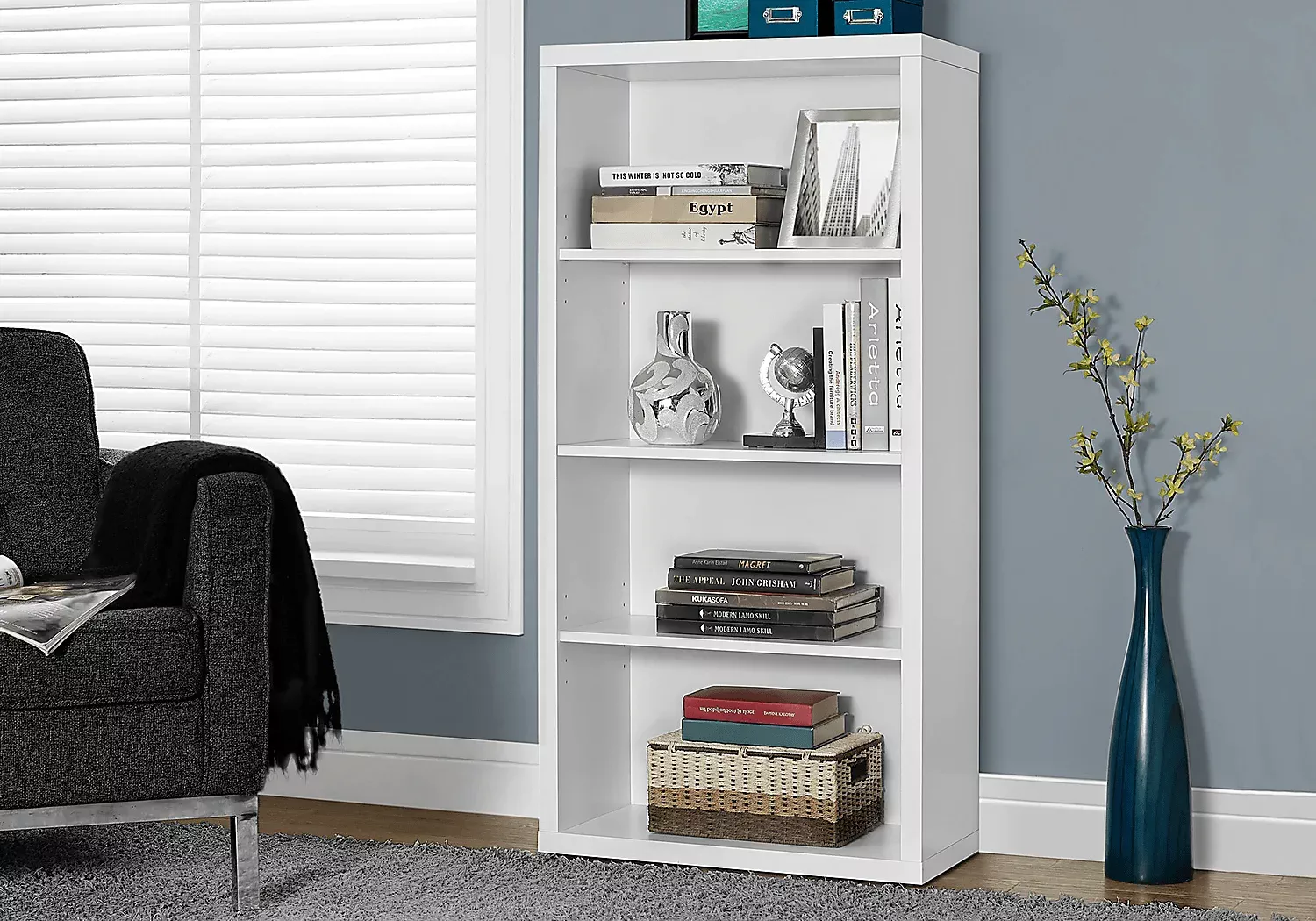 TarpleyWhiteBookcase 1 TarpleyWhiteBookcase
