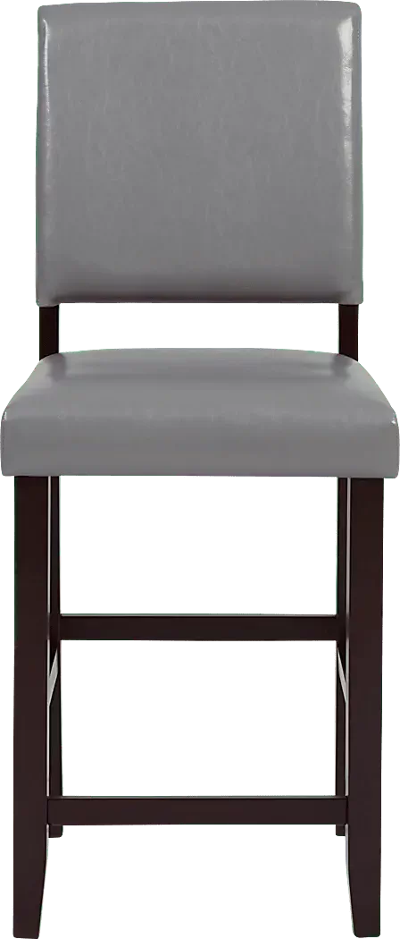 SunsetViewBrownCherry3PcCounterHeightDiningSetwithGrayStools 5 SunsetViewGrayCounterHeightStool
