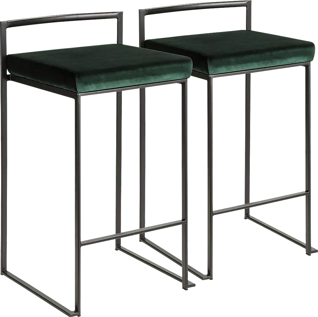 SoraGreenChromeCounterHeightStool(Setof2) 1 SoraGreenChromeCounterHeightStool(Setof2)