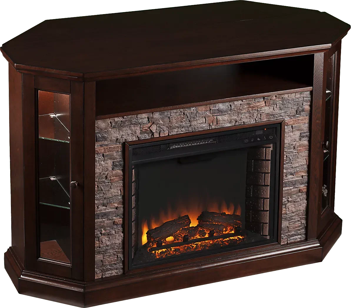 WakerobinIIEspresso52in.ConsolewithElectricFireplace 1 WakerobinIIEspresso52in.ConsolewithElectricFireplace